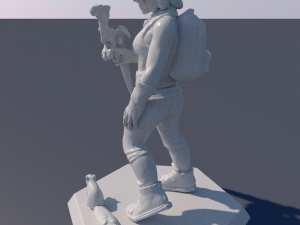 girl 3D Принт Модель