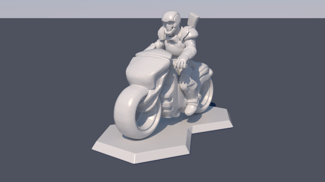 cyborg 3D Принт Модель .c4d .max .obj .3ds .fbx .stl .blend 