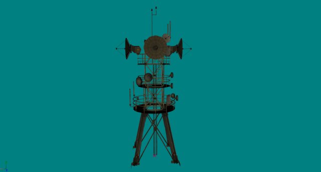 antenna 3Dモデル .c4d .max .obj .3ds .fbx .stl .blend 