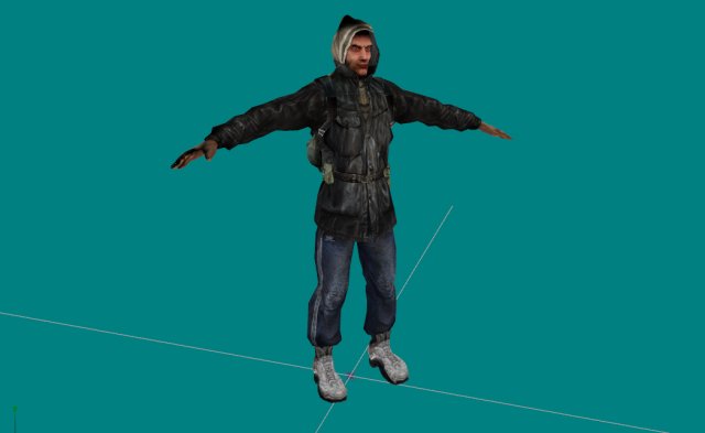 bandit stalker 3D 모델 .c4d .max .obj .3ds .fbx .stl .blend 