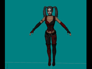batman arkham city - harley quinn 3D 模型