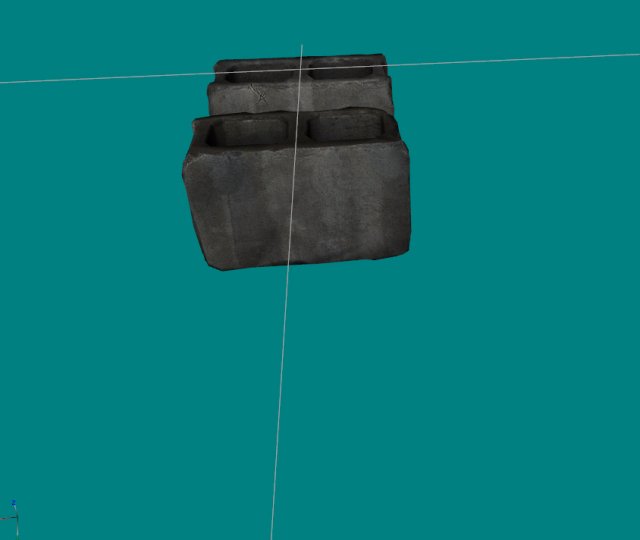 cinderblock 3D Модель .c4d .max .obj .3ds .fbx .stl .blend 