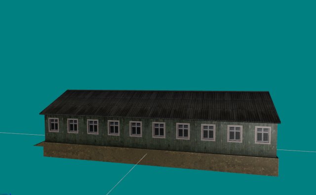 blr001gerbarracks 3Dモデル .c4d .max .obj .3ds .fbx .stl .blend 