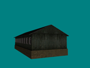 blr001gerbarracks 3Dモデル