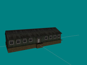 blr001gerbarracks 3Dモデル
