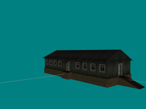 blr001gerbarracks 3Dモデル