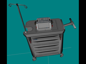 hospitaldefibrillator Modello 3D