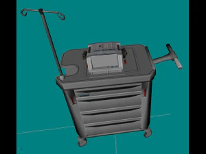 hospitaldefibrillator 3D Model