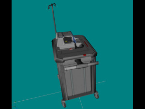 hospitaldefibrillator Modello 3D