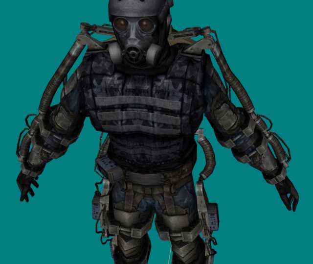 exoskeleton-stalker 3D Model .c4d .max .obj .3ds .fbx .stl .blend 