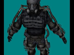 perseguidor de exoesqueleto Modelo 3D
