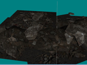 floor broken Model 3D