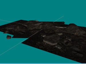 floor broken Model 3D