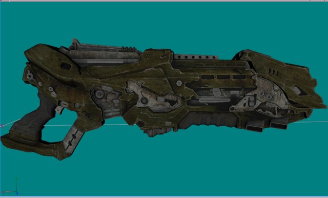 blaster 3Dモデル .c4d .max .obj .3ds .fbx .stl .blend 
