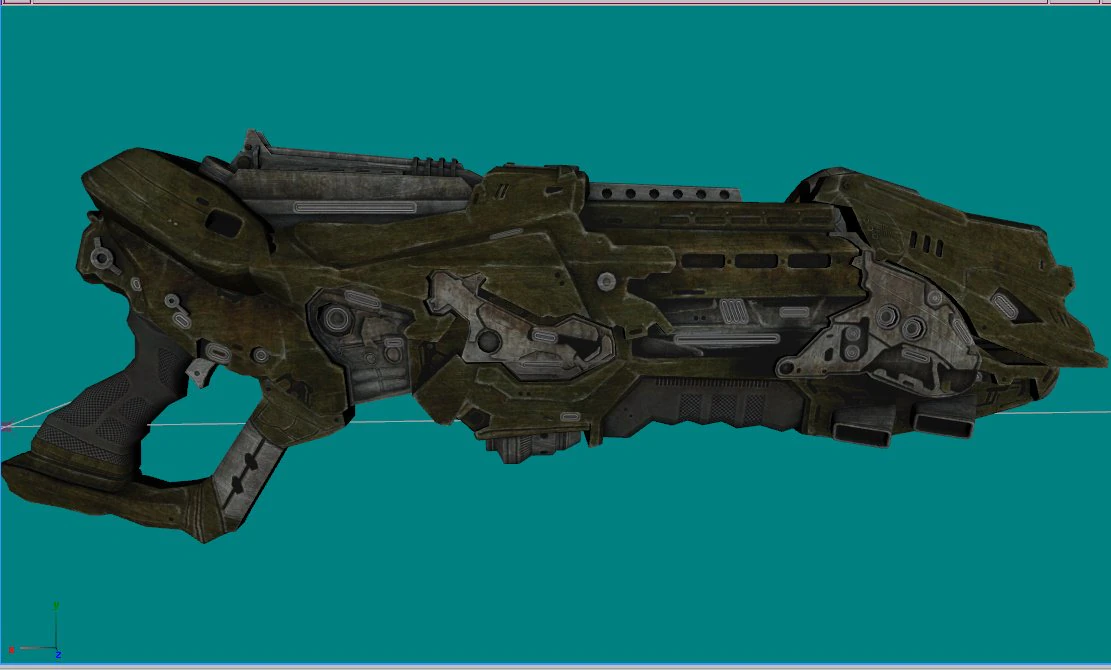 blaster 3D Model .c4d .max .obj .3ds .fbx .stl .blend 