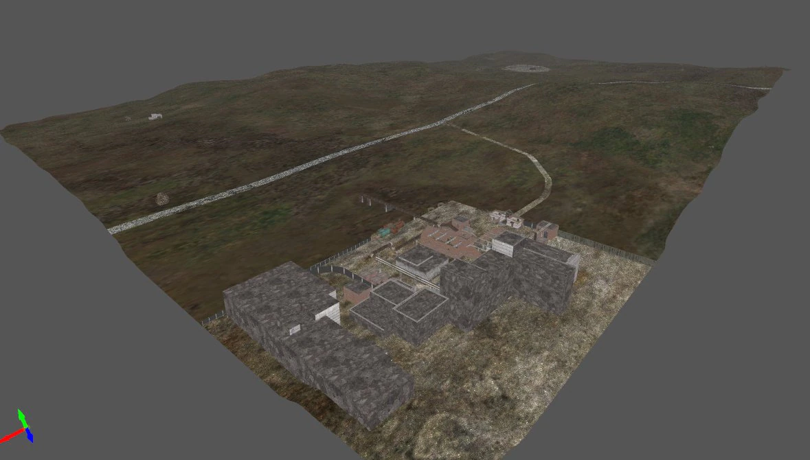 terrain baza stalker 3D Model .c4d .max .obj .3ds .fbx .stl .blend 