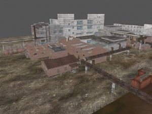 terrain baza stalker 3D Model
