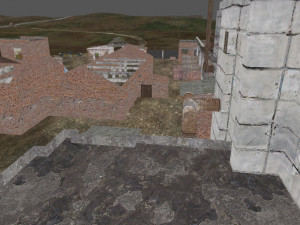 terrain baza stalker 3D Model