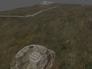 terrain baza stalker 3D Model