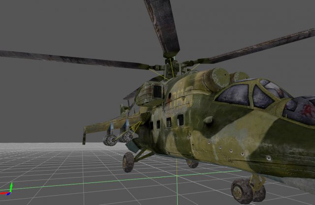 mi24 3D मॉडल .c4d .max .obj .3ds .fbx .stl .blend 