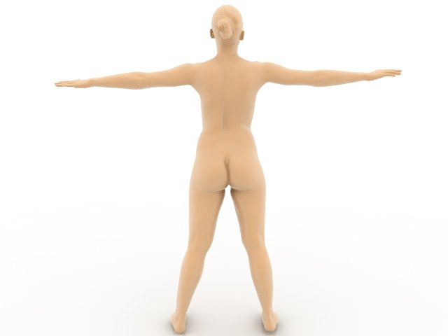 female figure 3D Модель .c4d .max .obj .3ds .fbx .stl .blend 