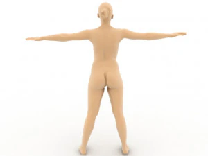 여성 인물 3D 모델