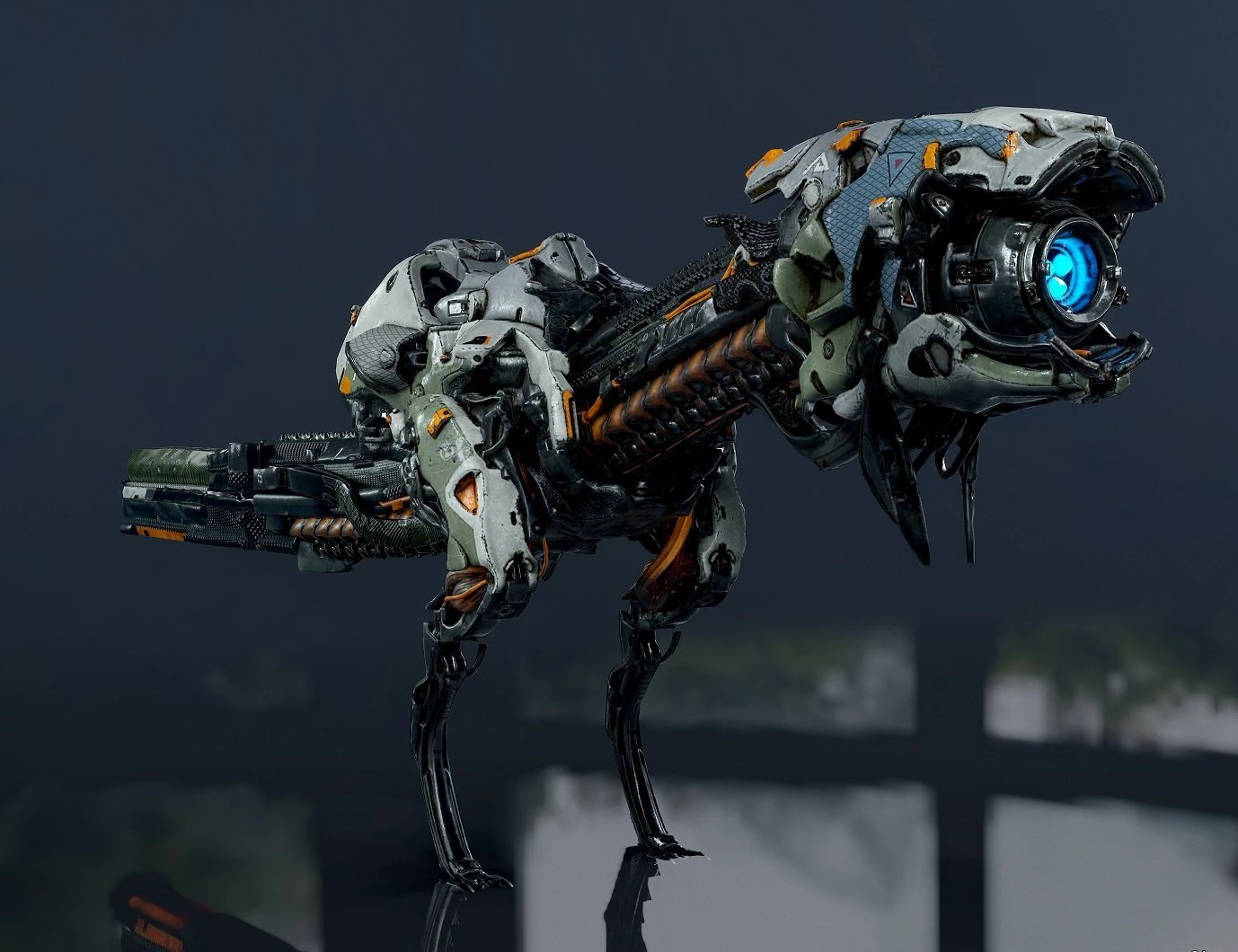 Horizon zero dawn - watcher 3D Model .c4d .max .obj .3ds .fbx .stl .blend 