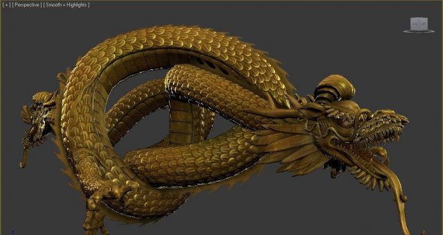 dragonsculpture Modello 3D .c4d .max .obj .3ds .fbx .stl .blend 