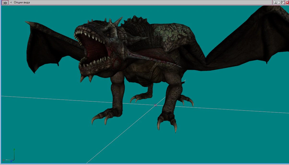 saskia dragon 3D Model .c4d .max .obj .3ds .fbx .stl .blend 