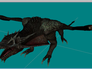 saskia dragon 3D Модель