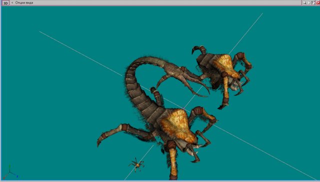 pauk 3v 3D Model .c4d .max .obj .3ds .fbx .stl .blend 