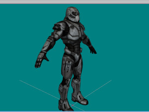 bright male Model 3D
