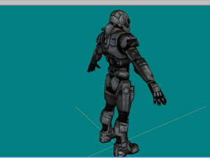 bright male Model 3D