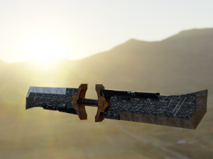 thanos sword 3D मॉडल