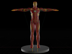 homem de ferro mark 46 manipulado Modelo 3D