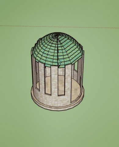 gazebo 3D 모델 .c4d .max .obj .3ds .fbx .stl .blend 