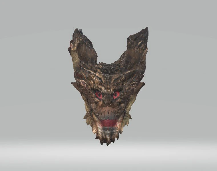 demon mask 3D Model .c4d .max .obj .3ds .fbx .stl .blend 