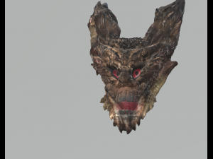 demon mask Modèle 3D