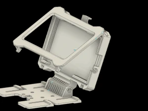 삼성 S8 플러스 전술 몰리 시스템 케이스 3D 프린트 모델