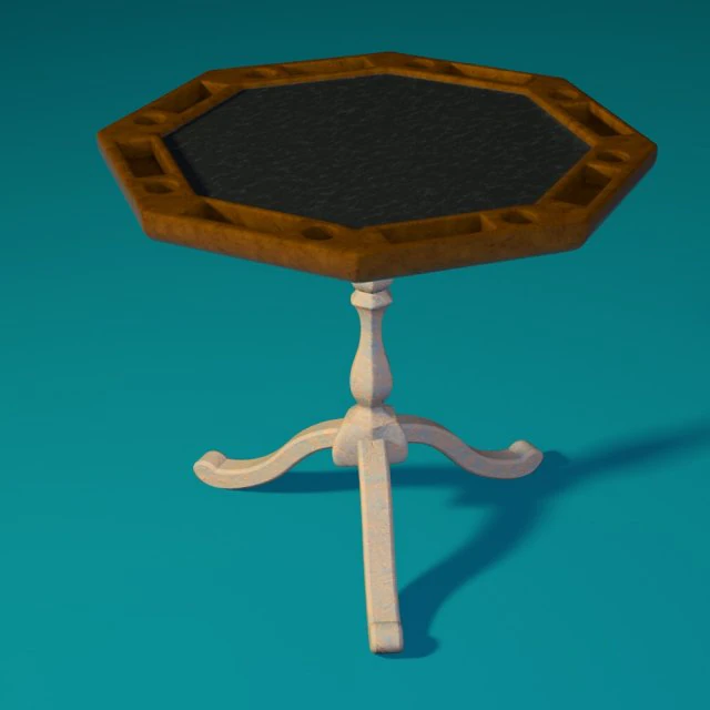 table décorative Modèle 3D .c4d .max .obj .3ds .fbx .stl .blend