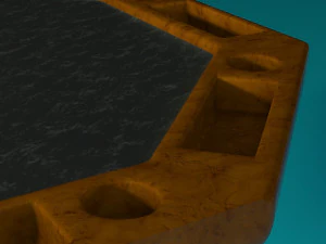 table d&eacute;corative Modèle 3D