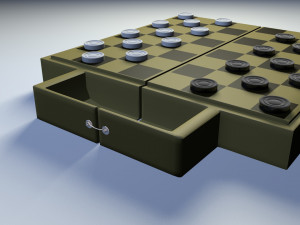 checker 3Dモデル