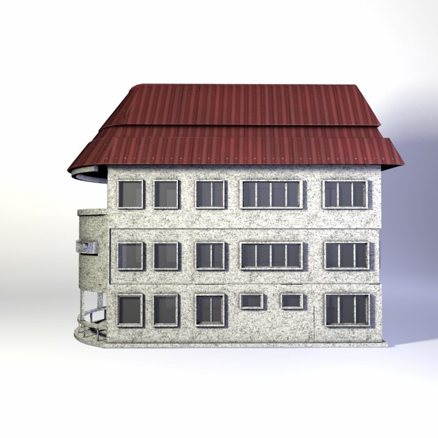house 3D Модель .c4d .max .obj .3ds .fbx .stl .blend 