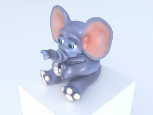 слон 3D Модель