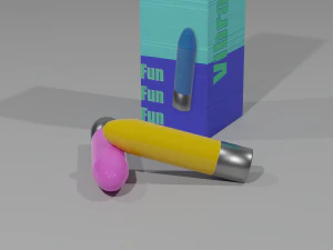 Vibrator Yellow 3D Model