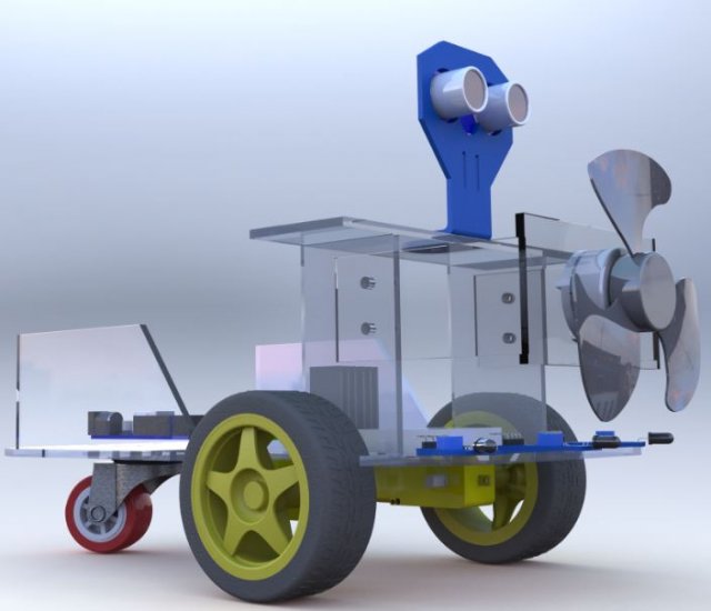 fire fighter robot Modelo 3D .c4d .max .obj .3ds .fbx .stl .blend 