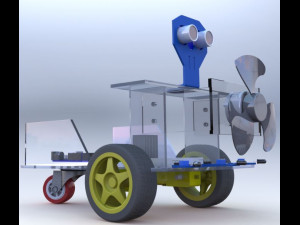 fire fighter robot 3D 模型