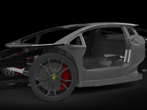lamborghini aventador shassis 3D Модель