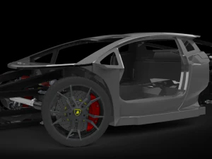 lamborghini aventador shassis 3D Model