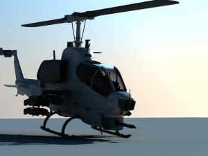 bell ah-1 supercobra 3D Model